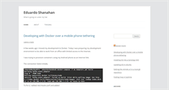 Desktop Screenshot of eduardoshanahan.com